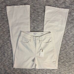 Good American White Good Legs Mid Rise Flared Leg Jeans Sz 6/28 NWT -